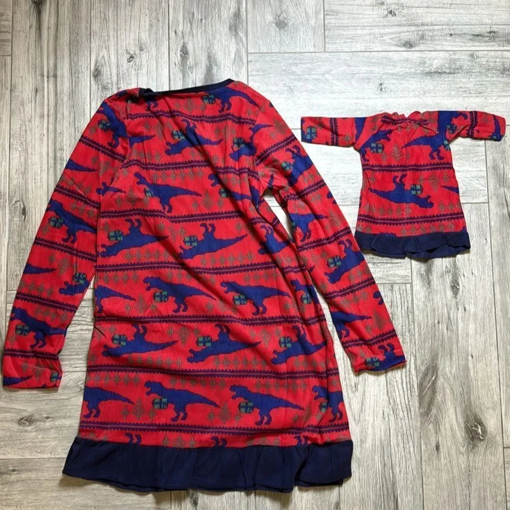 Jammies for your families size 10/12 with doll nightgown